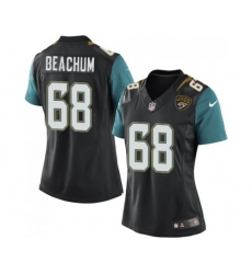 Women Nike Jaguars #68 Kelvin Beachum Black NFL Jersey