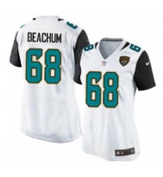 Women Nike Jaguars #68 Kelvin Beachum White NFL Jersey