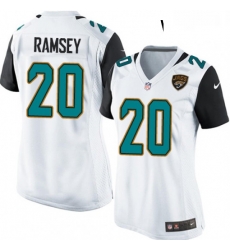 Womens Nike Jacksonville Jaguars 20 Jalen Ramsey Game White NFL Jersey