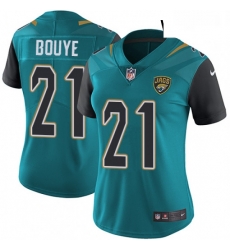 Womens Nike Jacksonville Jaguars 21 AJ Bouye Teal Green Team Color Vapor Untouchable Limited Player NFL Jersey