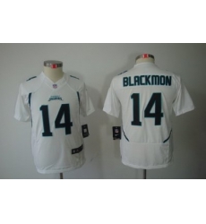 Youth Nike Jacksonville Jaguars 14# Justin Blackmon White Color[Youth Limited Jerseys]