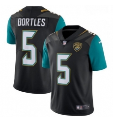 Youth Nike Jacksonville Jaguars 5 Blake Bortles Black Alternate Vapor Untouchable Limited Player NFL Jersey