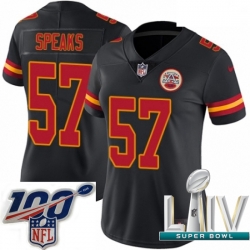 2020 Super Bowl LIV Women Nike Kansas City Chiefs #57 Breeland Speaks Limited Black Rush Vapor Untouchable NFL Jersey