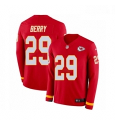 Youth Nike Kansas City Chiefs 29 Eric Berry Limited Red Therma Long Sleeve NFL Jersey