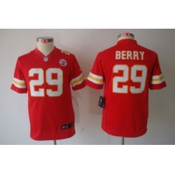 Youth Nike Kansas City Chiefs 29# Eric Berry Red Limited Jerseys