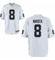 Men Raiders  238 Marcus Mariota White Vapor Limited Jersey