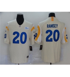 Nike Rams 20 Jalen Ramsey Bone 2020 New Vapor Untouchable Limited Jersey
