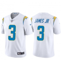 Men Los Angeles Chargers 3 Derwin James Jr  White Vapor Untouchable Limited Stitched jersey