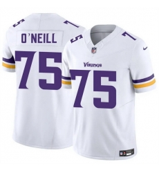 Men Minnesota Vikings 75 Brian O u2019Neill White 2025 F U S E Vapor Untouchable Limited Stitched Jersey Men Minnesota Vikings 75 Brian O u2019Neill White 2025 F U S E Vapor Untouchable Limited Stitched Jersey