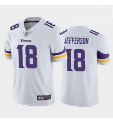 men justin jefferson minnesota vikings white vapor limited jersey 