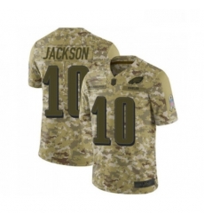 Mens Philadelphia Eagles 10 DeSean Jackson Limited Camo 2018 Salute to Service Football Jersey