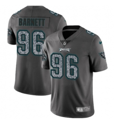 Nike Eagles #96 Derek Barnett Gray Static Mens NFL Vapor Untouchable Game Jersey