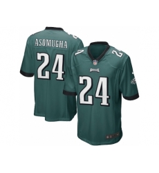 Nike Philadelphia Eagles 24 Nnamdi Asomugha green Game NFL Jersey