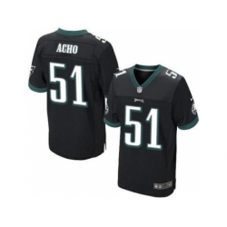 Nike Philadelphia Eagles 51 Emmanuel Acho Black Elite NFL Jersey