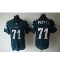 Nike Philadelphia Eagles 71 Jason Peters Green Elite NFL Jersey