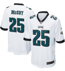 Youth Nike Philadelphia Eagles 25# LeSean McCoy Game White Jersey