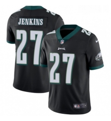 Youth Nike Philadelphia Eagles 27 Malcolm Jenkins Black Alternate Vapor Untouchable Limited Player NFL Jersey