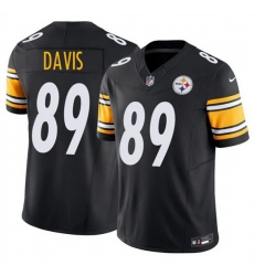 Men Pittsburgh Steelers  89 Joaquin Davis Black 2026 F U S E  Vapor Limited Stitched Football Jersey