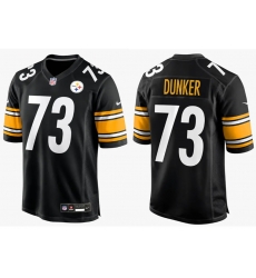 Men's Pittsburgh Steelers Black Gennings Dunker #73 F U S E Stitched NFL Jersey Men's Pittsburgh Steelers Black Gennings Dunker #73 F U S E Stitched NFL Jersey