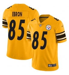 Nike Pittsburgh Steelers 85 Eric Ebron Gold Men Stitched NFL Limited Inverted Legend Jersey