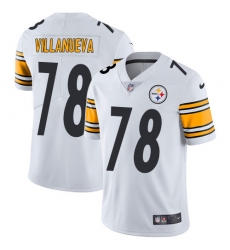 Youth Nike Pittsburgh Steelers #78 Alejandro Villanueva White Vapor Untouchable Limited Player NFL Jersey