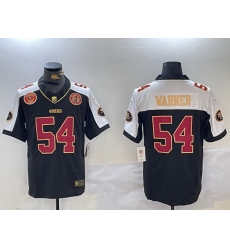 Men San Francisco 49ers 54 Fred Warner Black F U S E  Mexico Vapor Limited Stitched Football Jersey