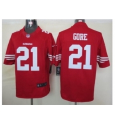 Nike San Francisco 49ers 21 Frank Gore Red Limited NFL Jersey