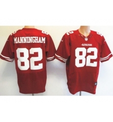Nike San Francisco 49ers 82 Mario Manningham Red Elite NFL Jersey