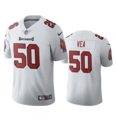 Men Nike Tampa Bay Buccaneers 50 Vita Vea White Vapor Limited Jersey
