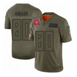 Womens Tampa Bay Buccaneers 80 O J Howard Limited Camo 2019 Salute to Service Football Jersey