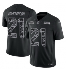 Men Seattle Seahawks 21 Devon Witherspoon Black F U S E 2026 Salute to Service Limited Stitched Football Jersey Men Seattle Seahawks 21 Devon Witherspoon Black F U S E 2026 Salute to Service Limited Stitched Football Jersey