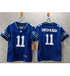 Women Seattle Seahawks 11 Jaxon Smith Njigba Royal 2024 F U S E Throwback Vapor Limited Stitched Football Jersey Women Seattle Seahawks 11 Jaxon Smith Njigba Royal 2024 F U S E Throwback Vapor Limited Stitched Football Jersey
