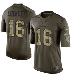 Nike Seahawks #16 Tyler Lockett Green Youth Stitched NFL Limited Salute to Service Jersey