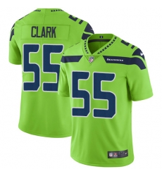 Youth Nike Seahawks #55 Frank Clark Green Stitched NFL Limited Rush Jersey