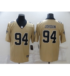 Men New Orleans Saints 94 Cameron Jordan Gold 2019 Inverted Legend Stitched NFL Nike Limited Jersey