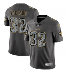 Youth Nike Saints #32 Kenny Vaccaro Gray Static NFL Vapor Untouchable Game Jersey