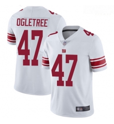 Giants 47 Alec Ogletree White Men Stitched Football Vapor Untouchable Limited Jersey