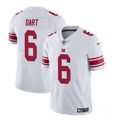 Men New York Giants 6 Jaxson Dart White 2025 Draft Vapor Untouchable Limited Stitched Jersey Men New York Giants 6 Jaxson Dart White 2025 Draft Vapor Untouchable Limited Stitched Jersey