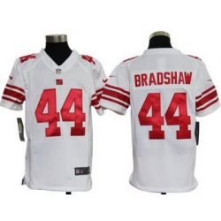 Youth Nike New York Giants 44# Ahmad Bradshaw White Elite Nike NFL Jerseys