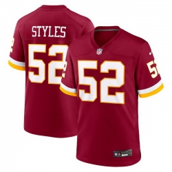 Men Washington Commanders  52 Sonny Styles Red Vapor Limited Stitched Jersey