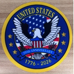 Men Washington Commanders United States 1776 2026 250 Anniversary Patch Biaog