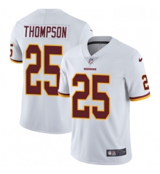 Mens Nike Washington Redskins 25 Chris Thompson White Vapor Untouchable Limited Player NFL Jersey