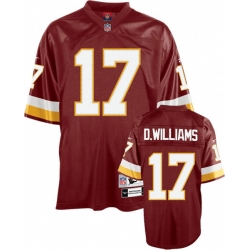 Washington Redskins 17 Doug Williams Red Mens NFL Throwback Jersey