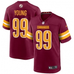 Youth Washington Commanders 99 Chase Young 2022 Burgundy Vapor Limited Stitched Jersey