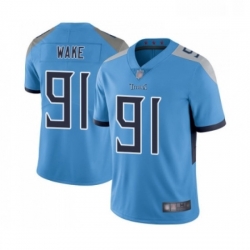 Youth Tennessee Titans 91 Cameron Wake Light Blue Alternate Vapor Untouchable Limited Player Football Jersey