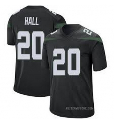 Men Nike New York Jets Breece Hall #20 Green 2022 NFL Draft Player Vapor Limited Black Jersey