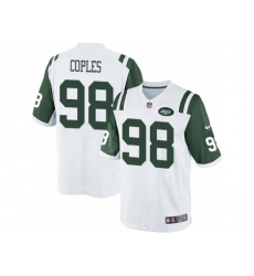 Nike New York Jets 98 Quinton Coples White Limited NFL Jersey