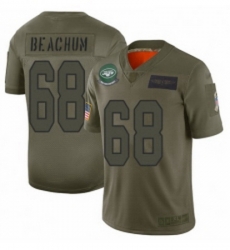 Womens New York Jets 68 Kelvin Beachum Limited Camo 2019 Salute to Service Football Jersey