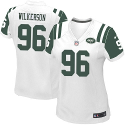 Women's Nike New York Jets #96 Muhammad Wilkerson Game White NFL Jersey