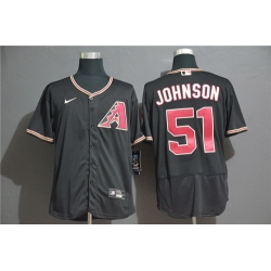 Diamondbacks 51 Randy Johnson Black Nike 2020 Flexbase Jersey